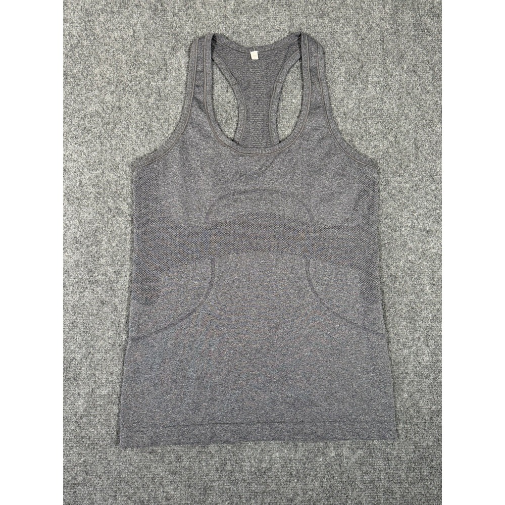 Vintage Lululemon Swiftly Tech Tank Top Womens 6 Gray Racerback Yoga Gym
